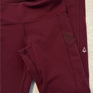 Ivivva Deep Red Kids Leggings
